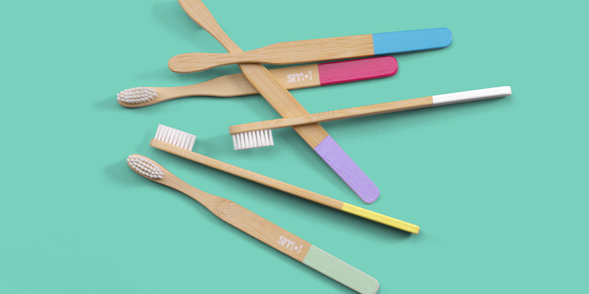smol bamboo toothbrushes.