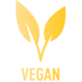 Vegan logo with leaves